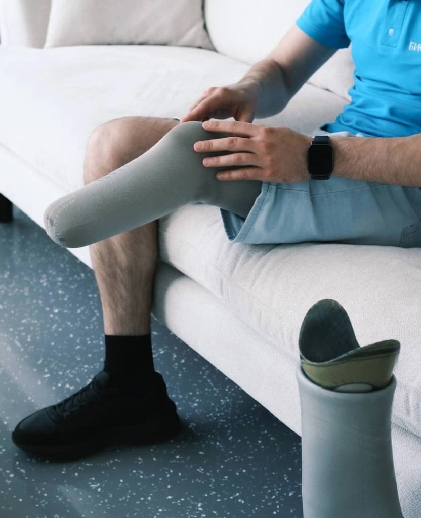 Компрессионное бинтование голени